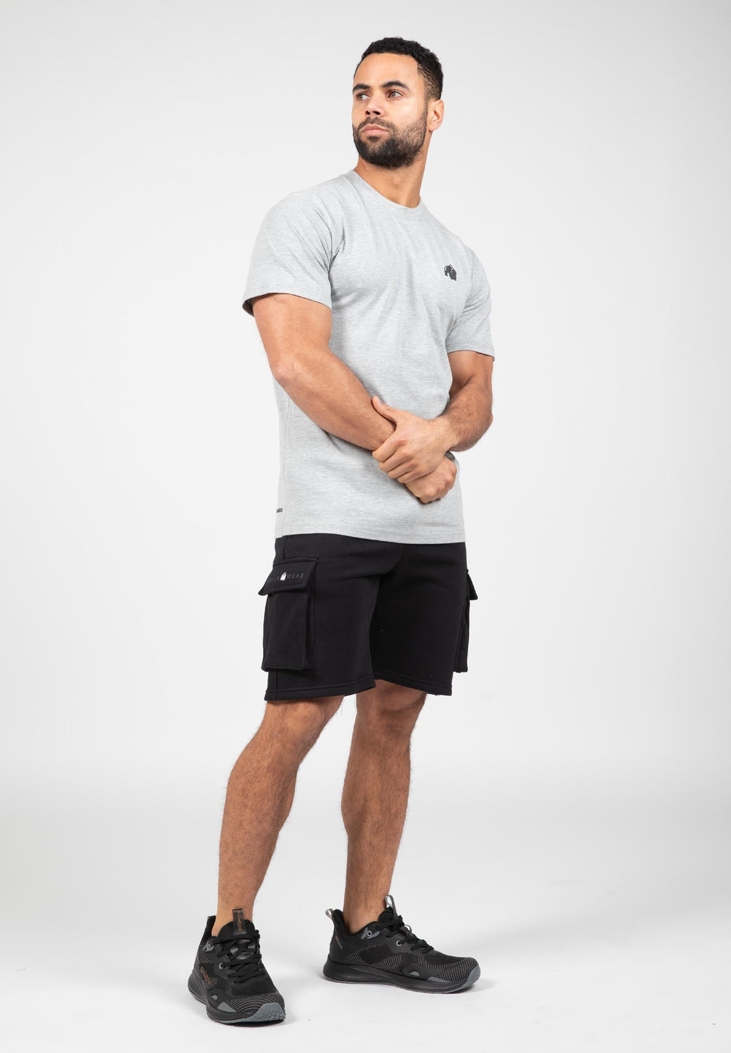 Gorilla Wear Hudson Cargo Sweat Shorts - Zwart