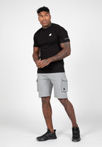 Gorilla Wear Hudson Cargo Sweat Shorts - Grijs Gemeleerd