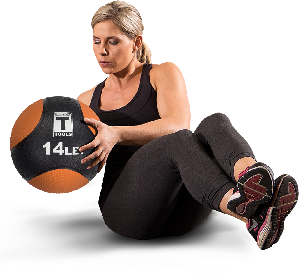 Body-Solid Medicine Ball - Medicijnbal - Blauw - 4,5 kg