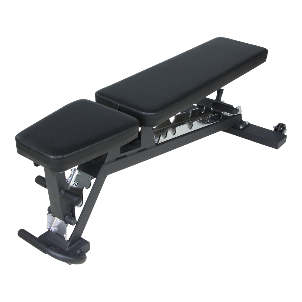 Lifemaxx Crossmaxx Adjustable Bench V2 - Verstelbare Trainingsbank - Zwart