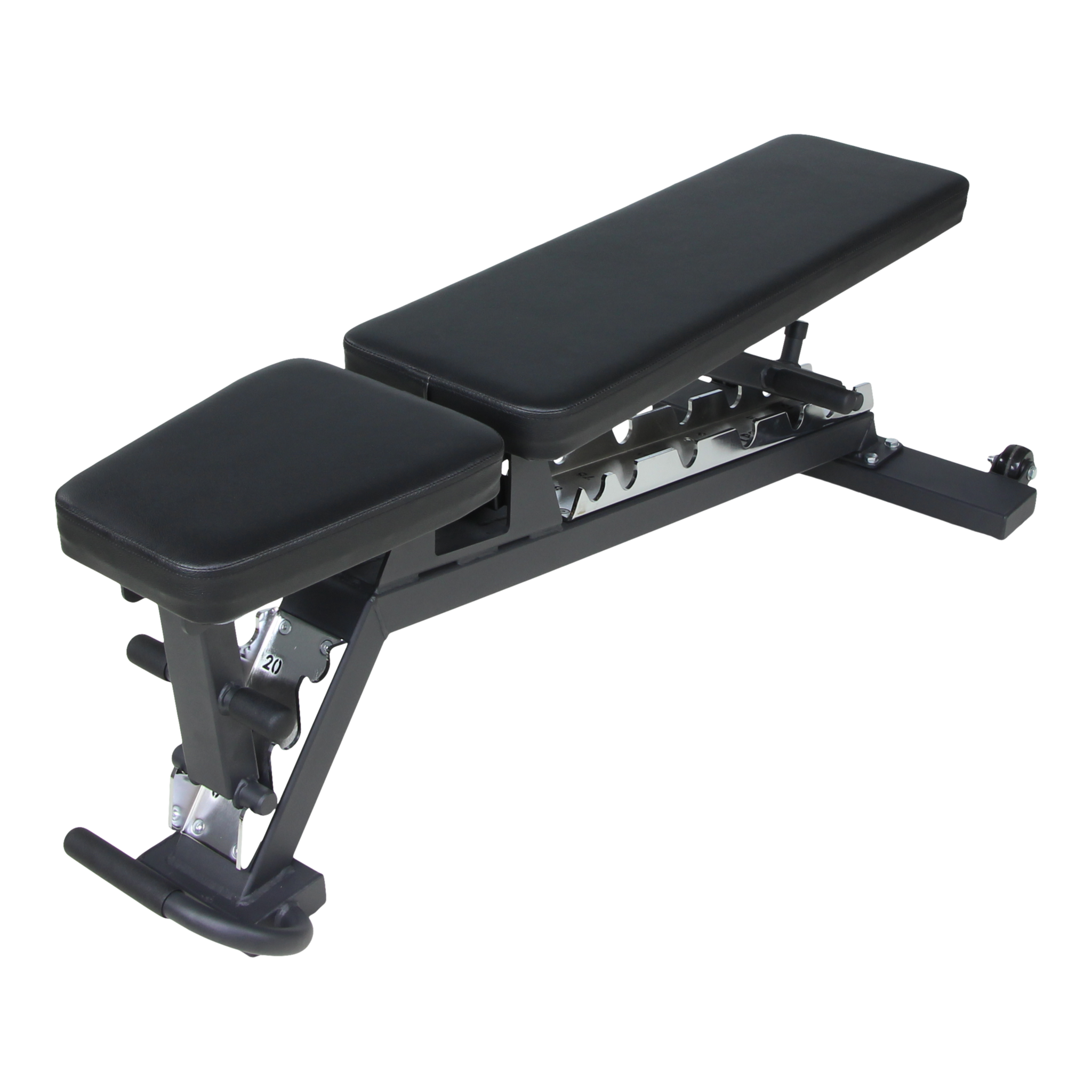 Lifemaxx Crossmaxx Adjustable Bench V2 - Verstelbare Trainingsbank - Zwart
