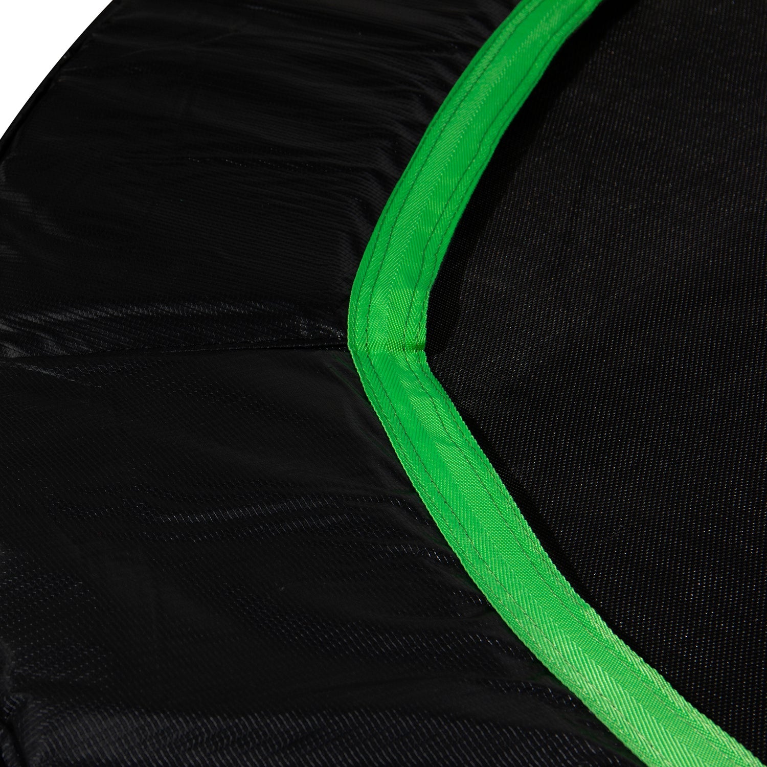 VirtuFit Trampoline Beschermrand - Zwart / Groen - 366 cm - Tweedekans - Detail