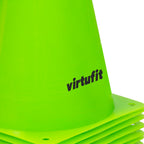 VirtuFit Pionnen Set - 23 cm - 12 Stuks - Groen