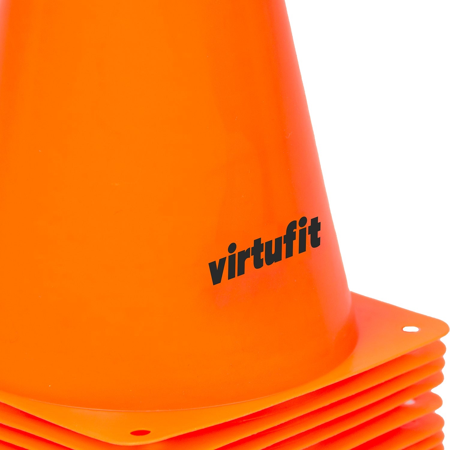 VirtuFit Pionnen Set - 23 cm - 12 Stuks - Oranje