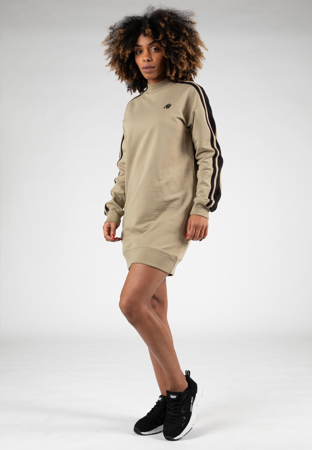 Gorilla Wear Isabella Sweatshirt Jurk - Beige