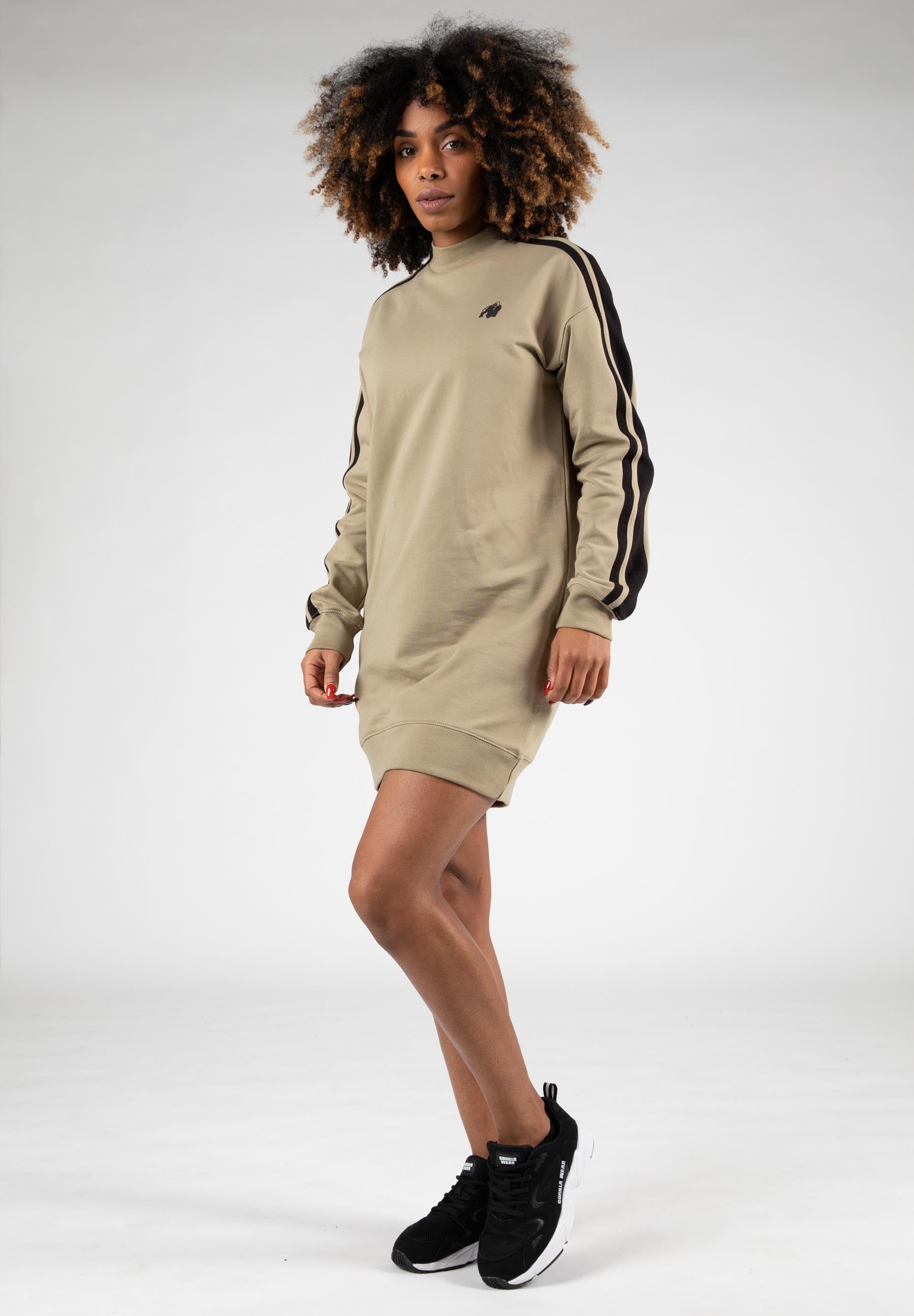 Gorilla Wear Isabella Sweatshirt Jurk - Beige