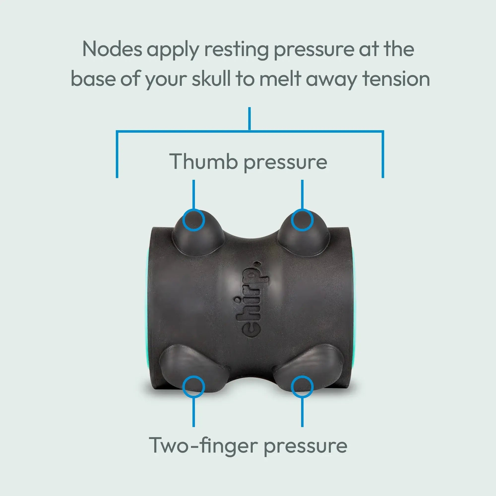 Chirp Wheel XR 4" - Nekmassage Roller - 10 cm