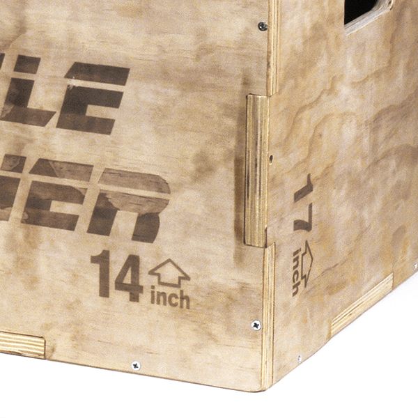 Muscle Power Houten Plyo Box Klein