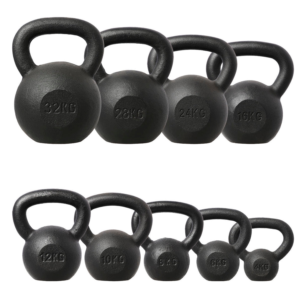 HMS Kettlebell - Gietijzer - 16 kg - Zwart