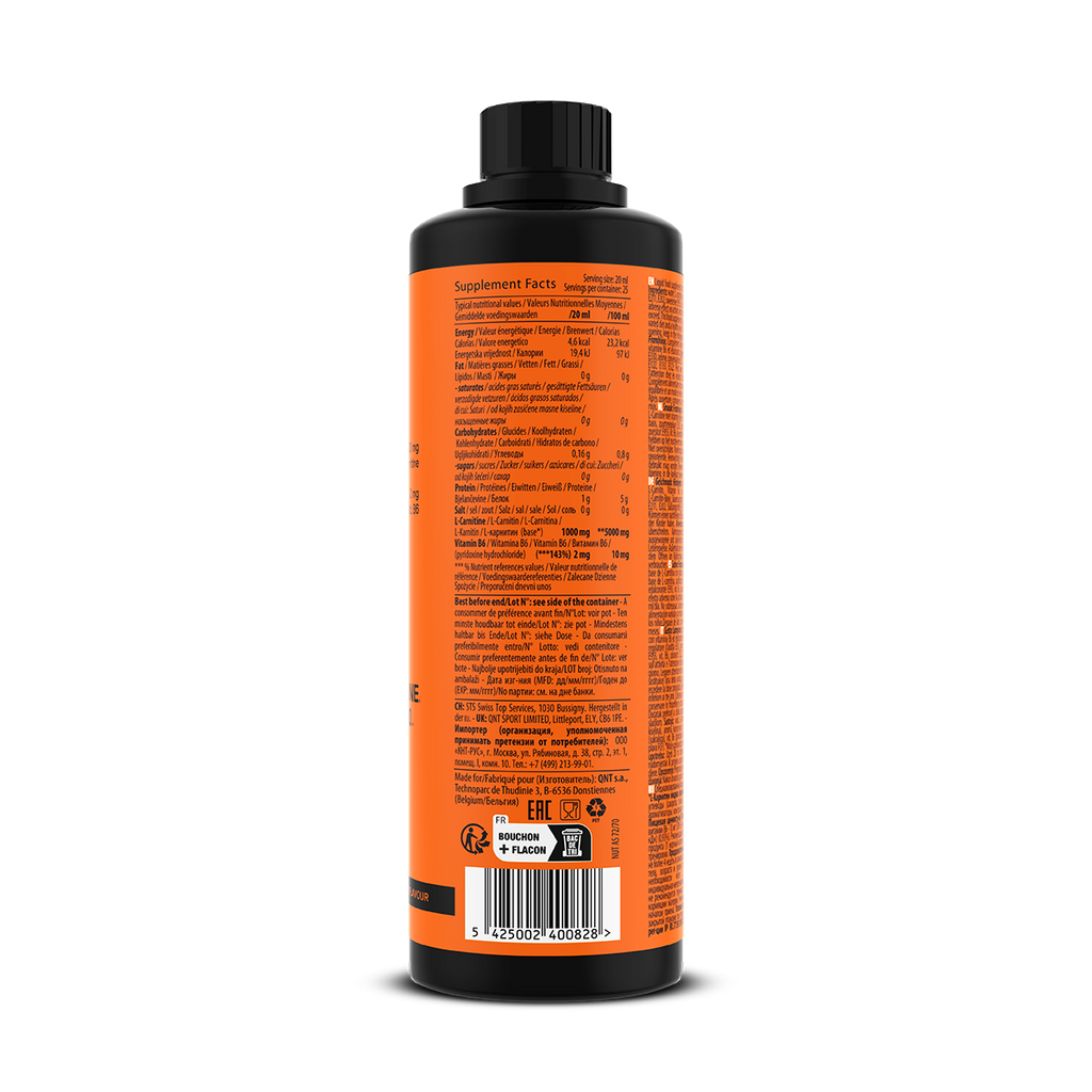 QNT L-Carnitine Liquid - 500 ml - Framboos