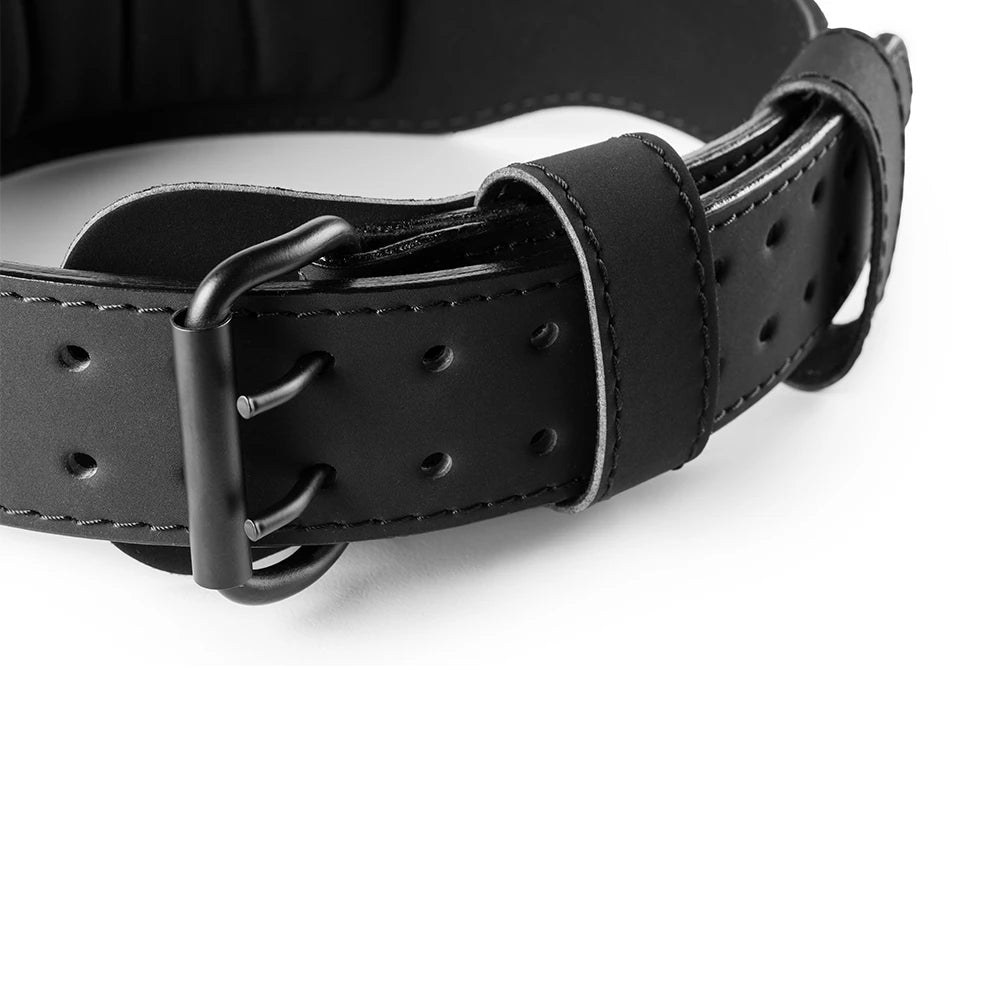 Reeva Lifting Belt van Microfiber Leer - Halterriem - 6 mm - Zwart