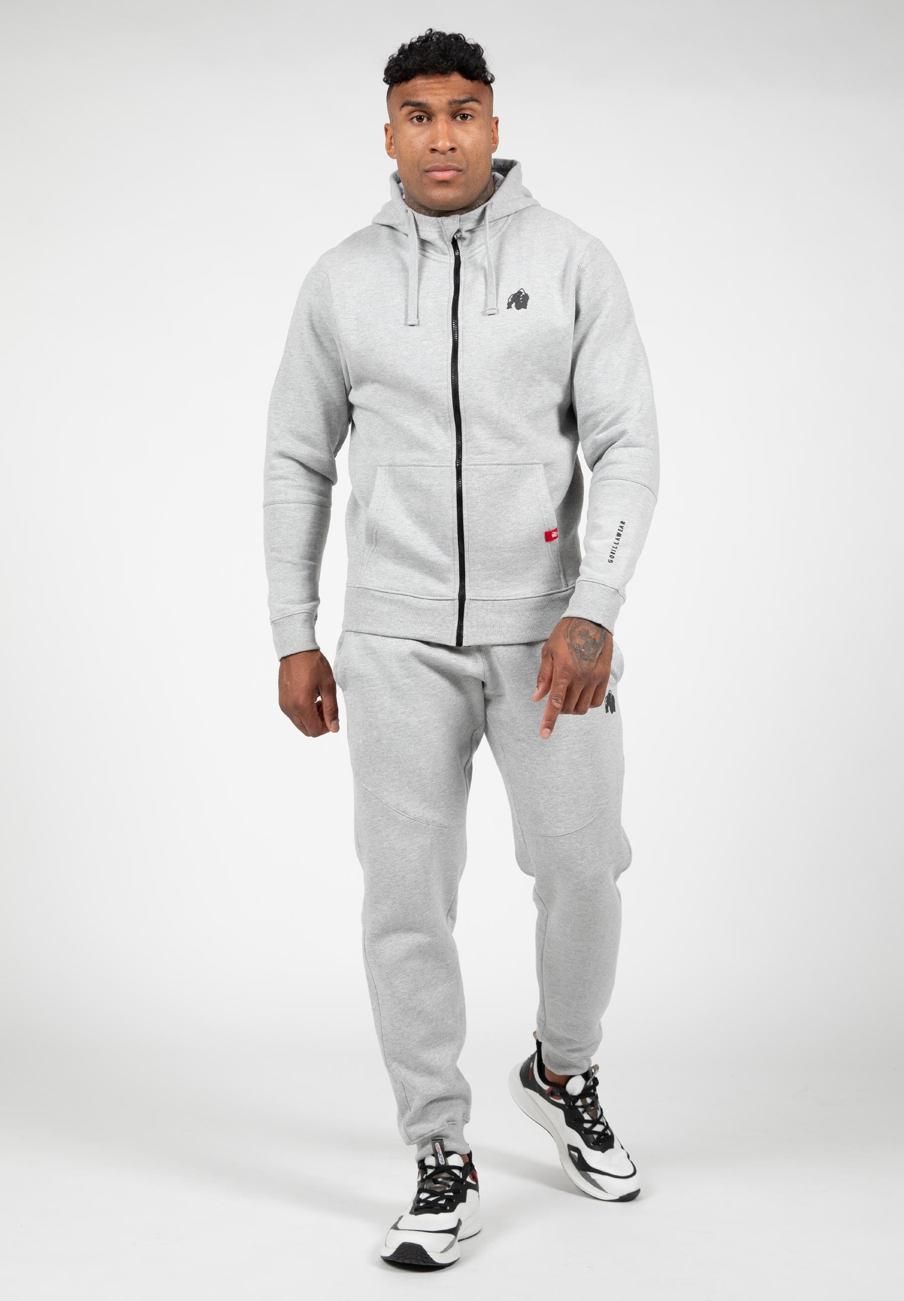 Gorilla Wear Leon Vest met Capuchon - Grijs