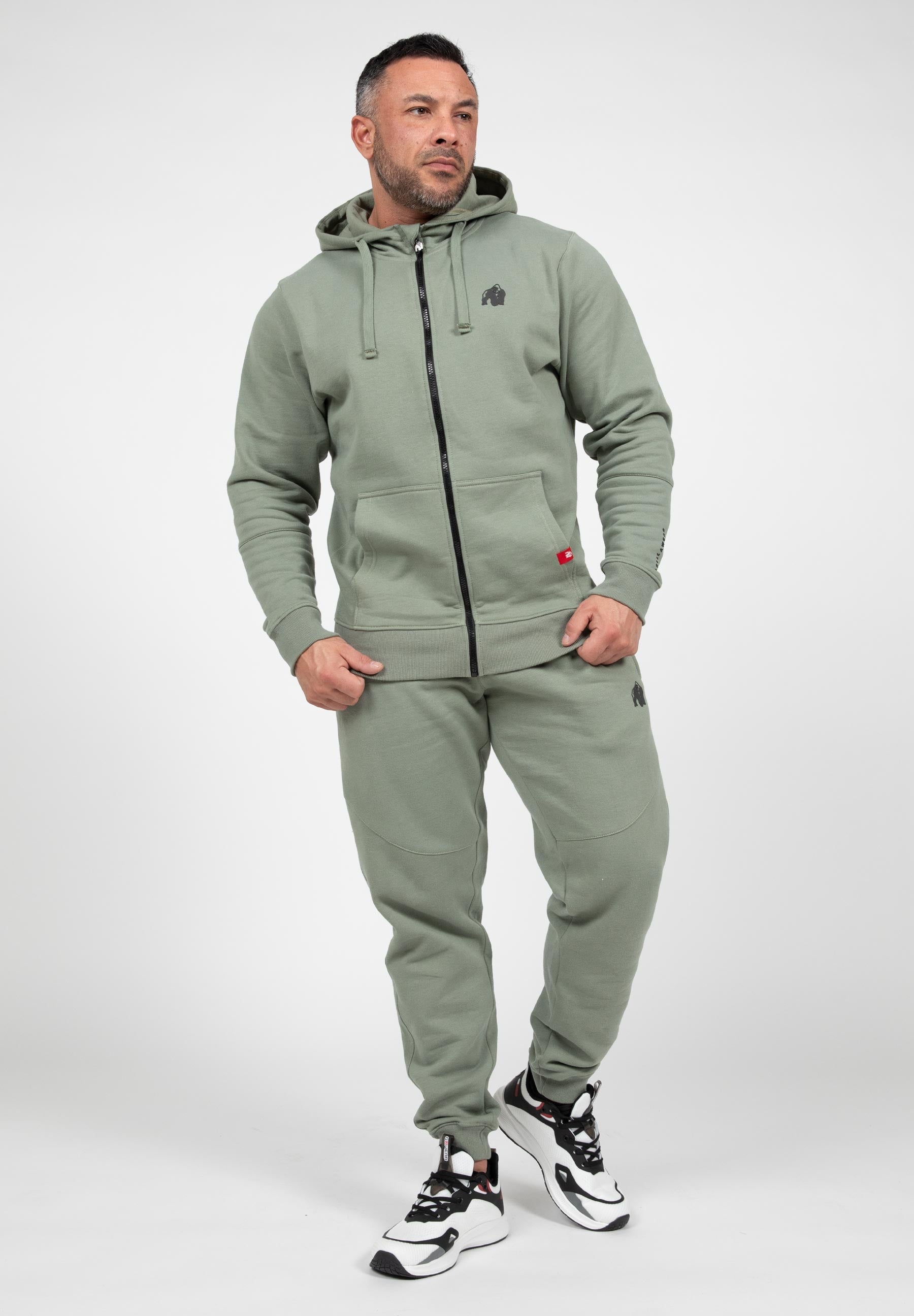 Gorilla Wear Leon Vest met Capuchon - Groen