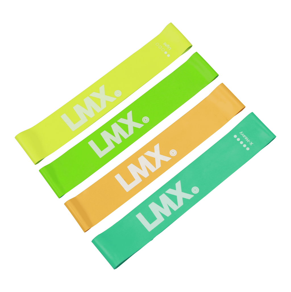 Lifemaxx LMX Mini Weerstandsband - Medium - Oranje - 10 stuks