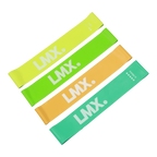 Lifemaxx LMX Mini Weerstandsband - Medium - Oranje - 10 stuks