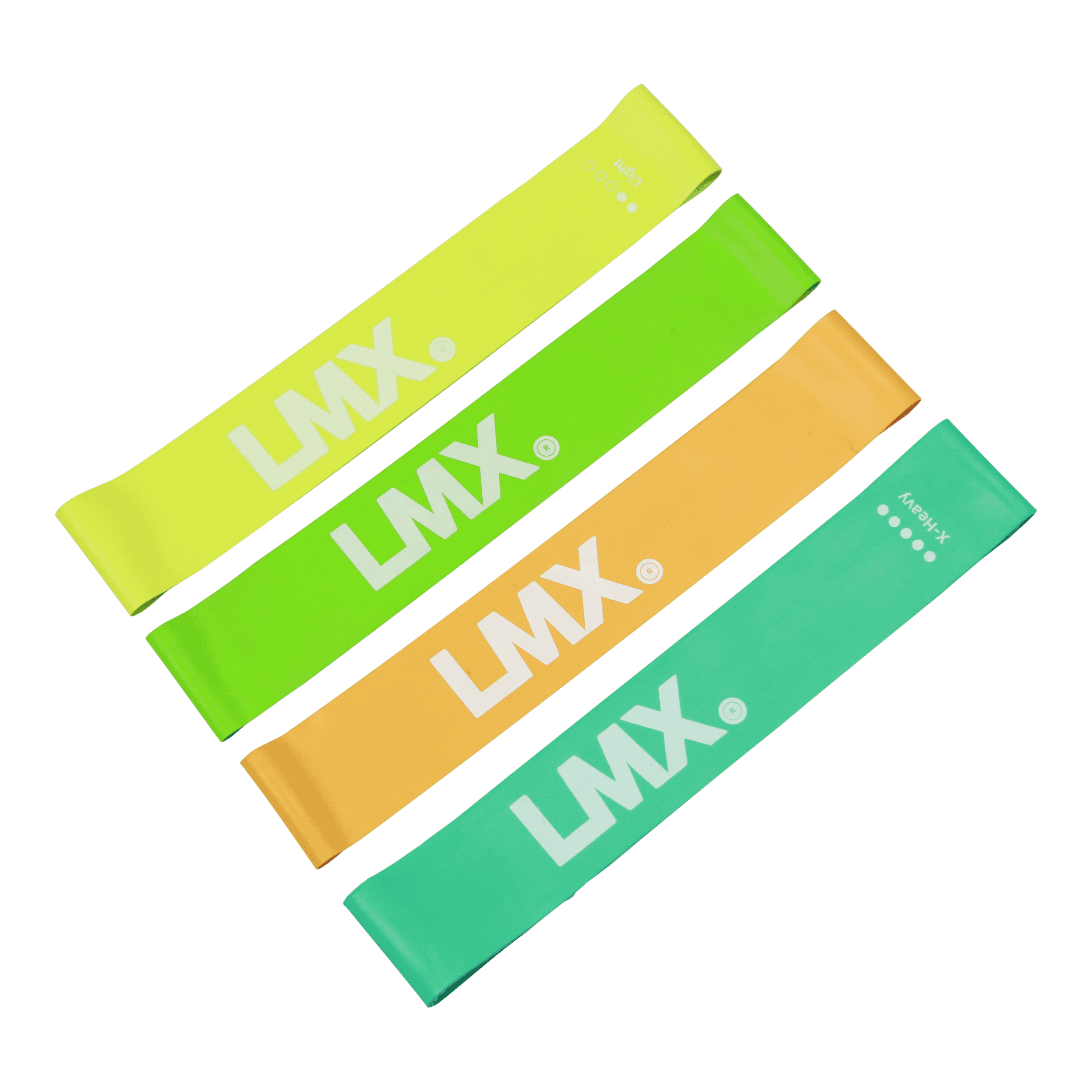 Lifemaxx LMX Mini Weerstandsband - Sterk - Blauw - 10 stuks