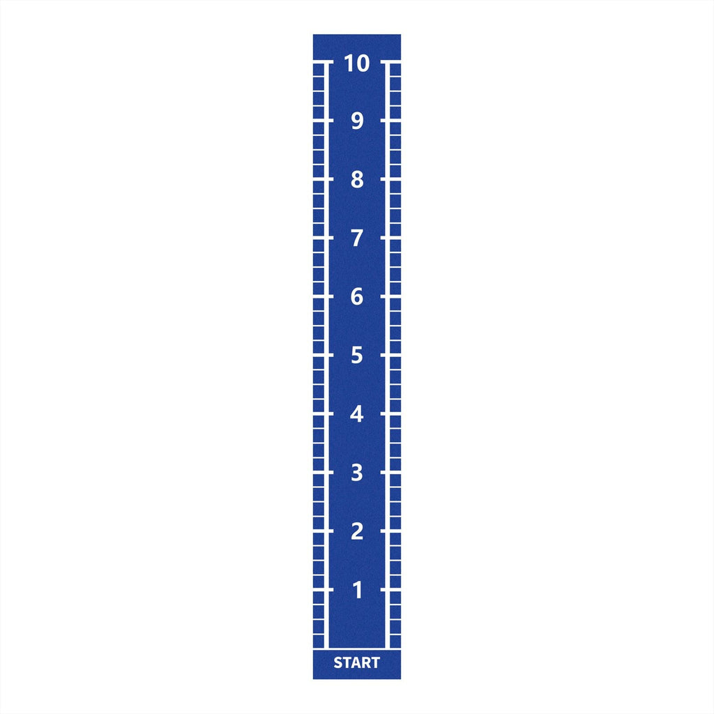 Lifemaxx Sprinttrack - Kunstgras - 1,5 x 11 m - Blauw