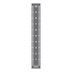 Lifemaxx Sprinttrack - Kunstgras - 1,5 x 11 m - Grijs