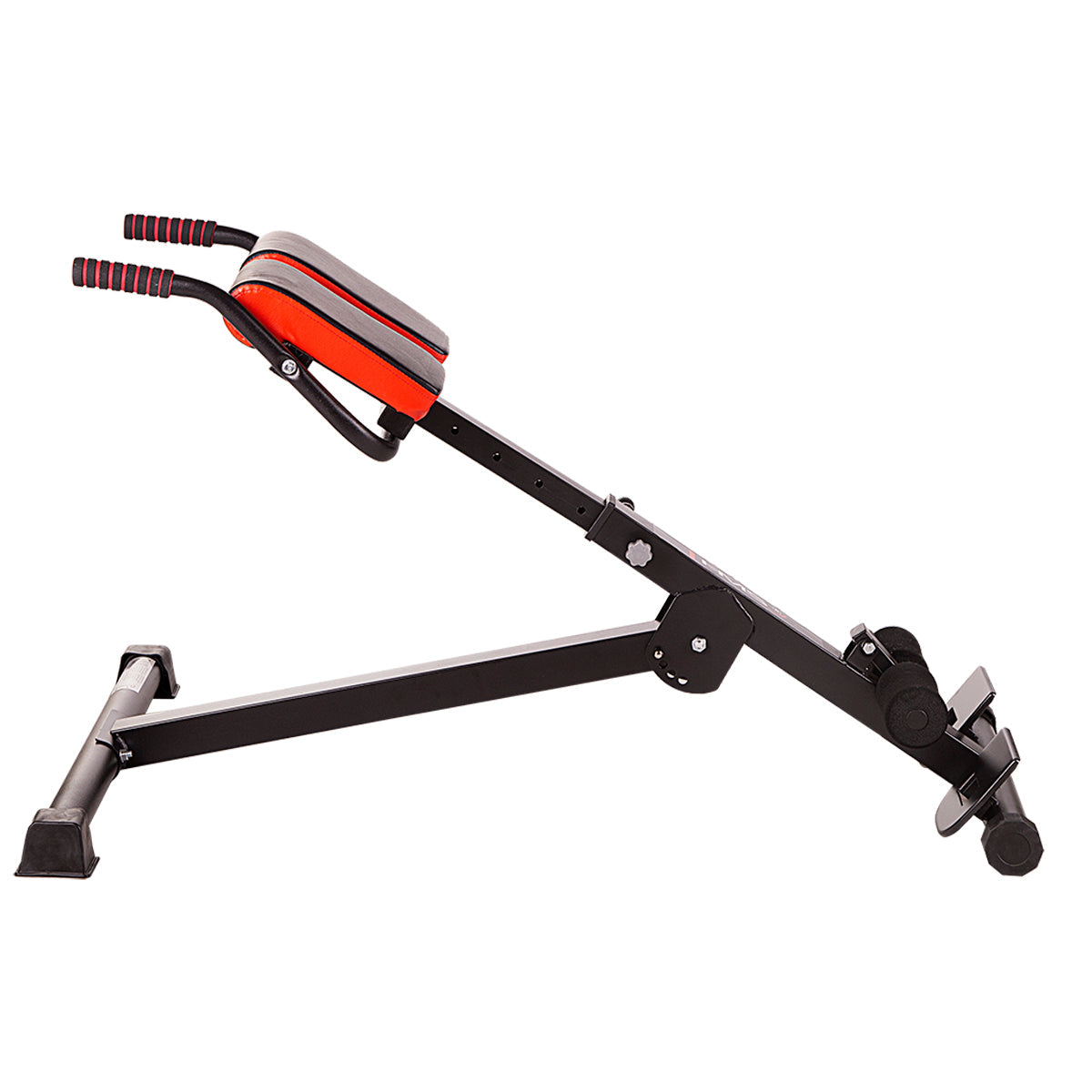 HMS Verstelbare Hyperextension - Zwart/Rood