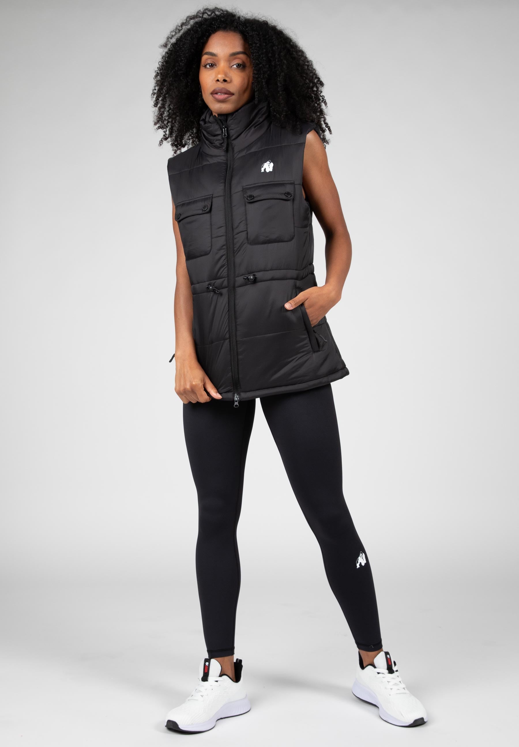 Gorilla Wear Lucia Bodywarmer - Zwart