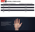 Gorilla Wear Mitchell Training Gloves - Fitness Handschoenen - Zwart/Rood