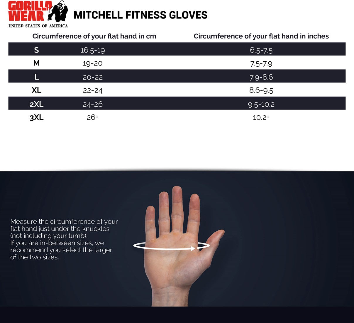 Gorilla Wear Mitchell Training Gloves - Fitness Handschoenen - Zwart/Grijs
