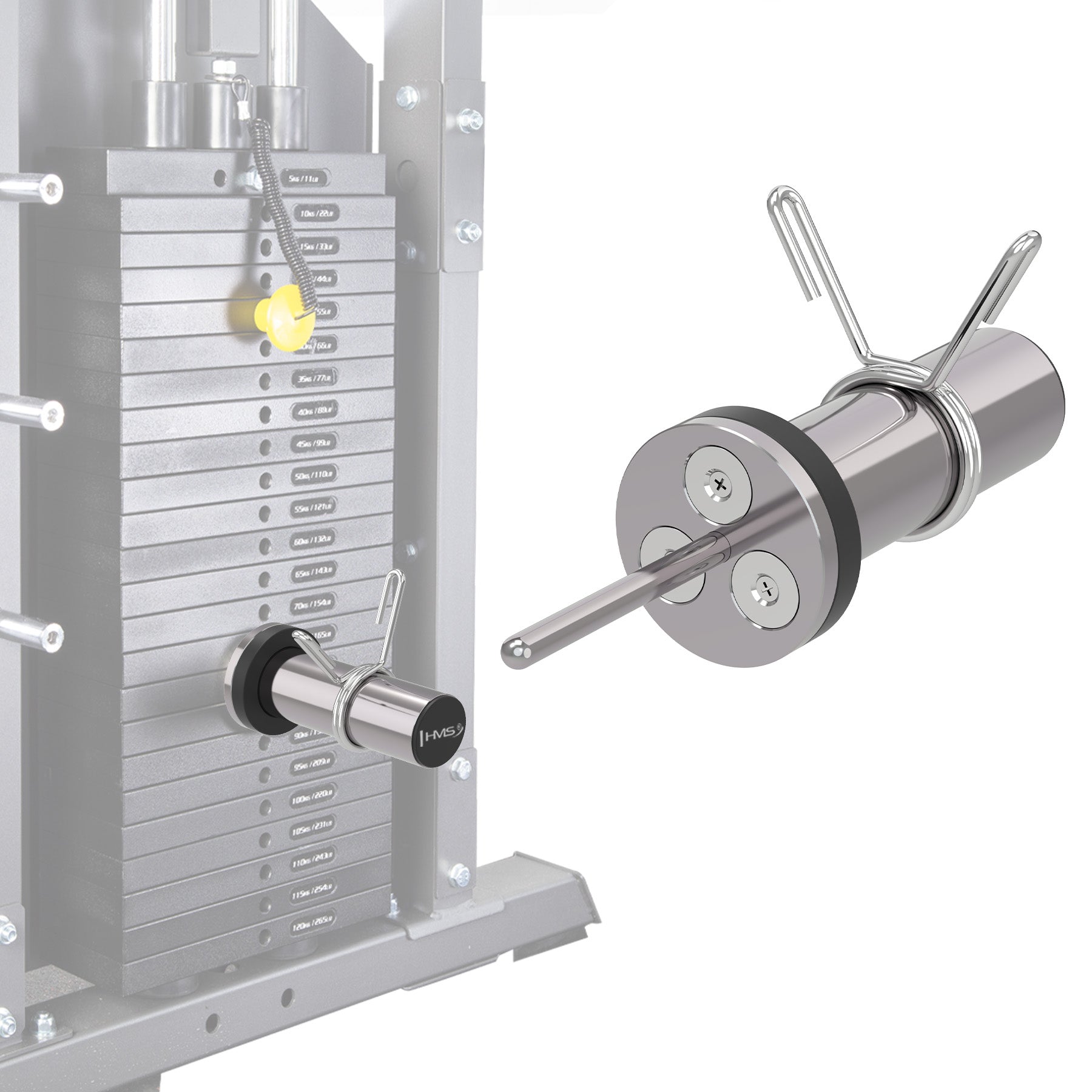 HMS Magnetische Extra Load Pin voor Gewichtenstapel