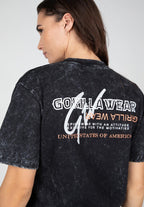 Gorilla Wear Medina Oversized T-shirt - Washed Zwart