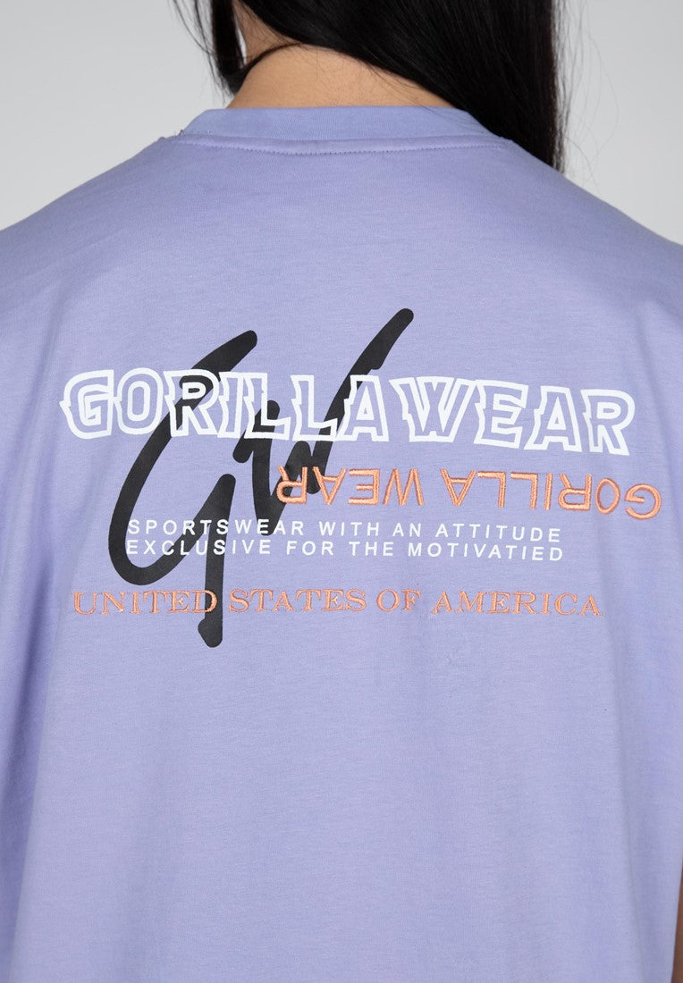 Gorilla Wear Medina Oversized T-shirt - Lila