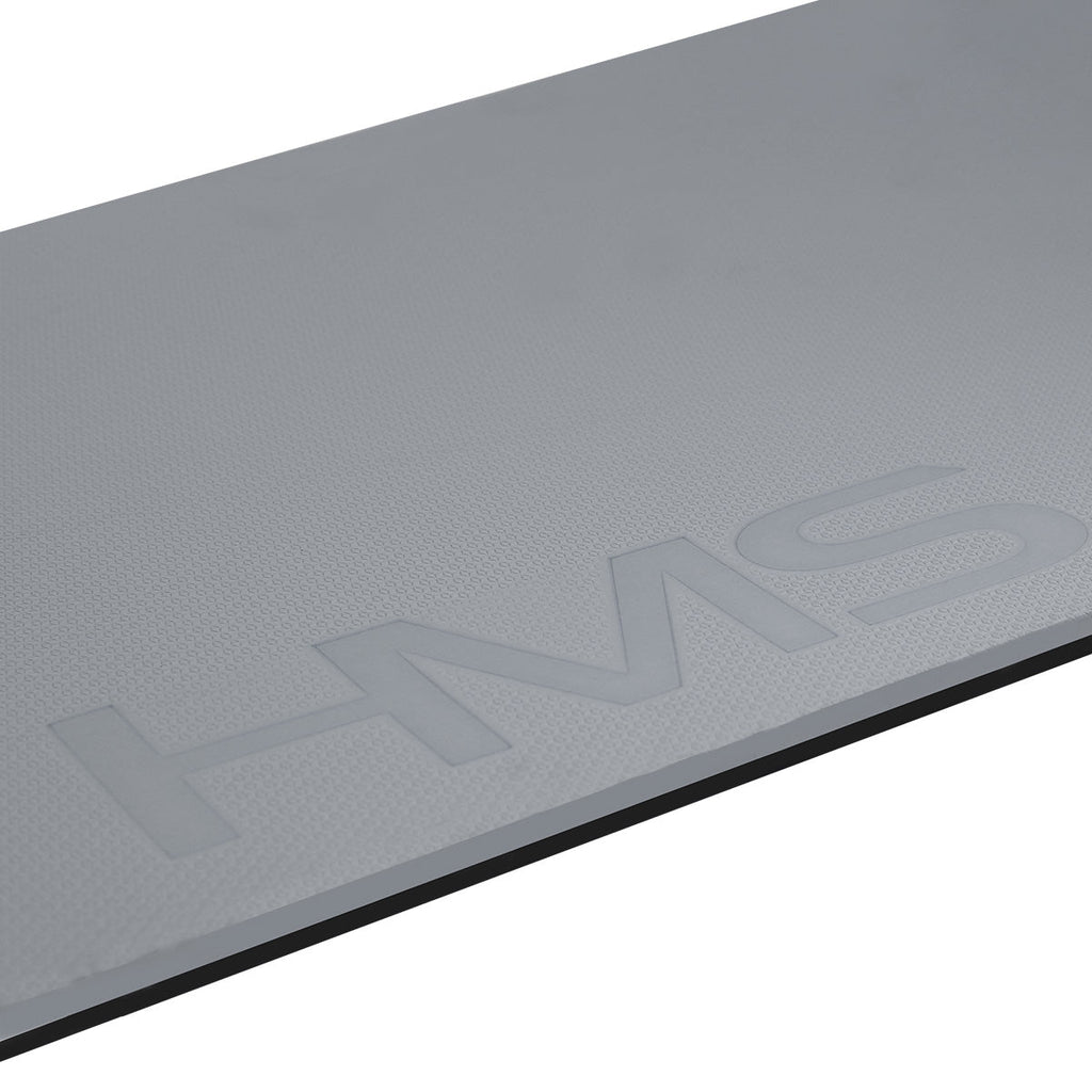 HMS Fitness Mat - Grijs/Zwart - 15 mm