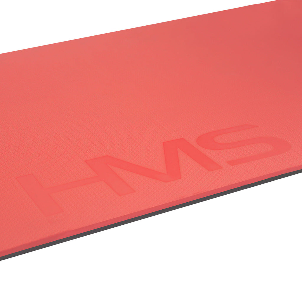 HMS Fitness Mat - Rood/Zwart - 15 mm