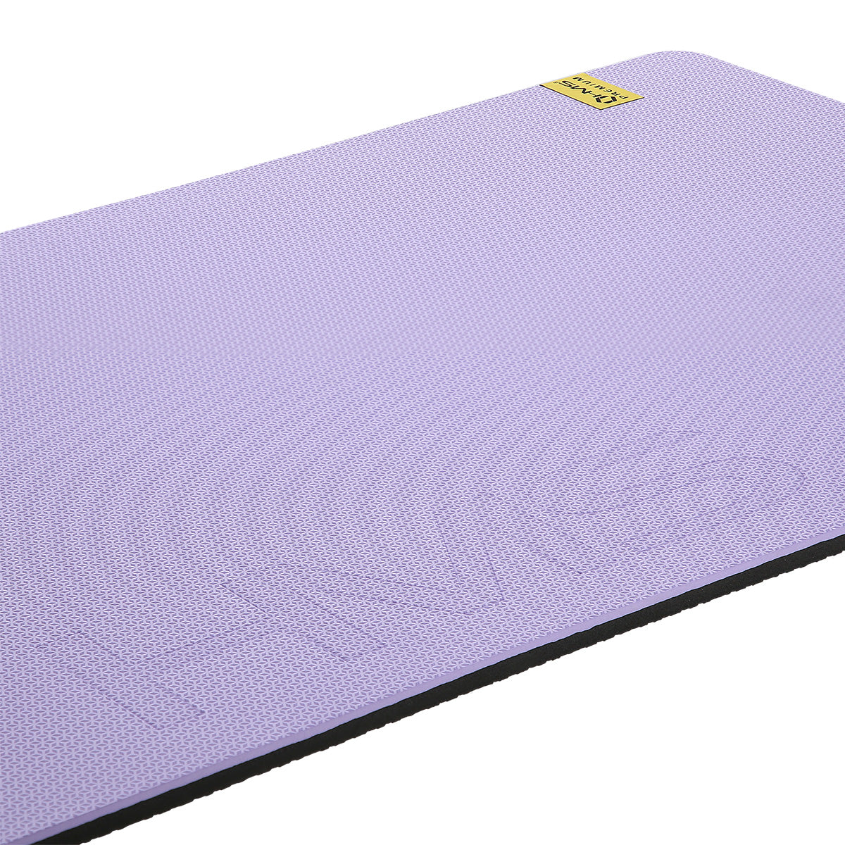 HMS Fitness Mat - Lila/Zwart - 15 mm