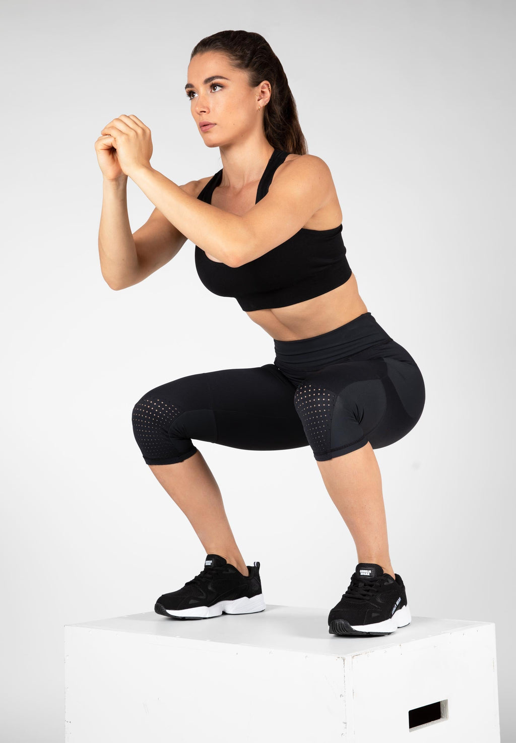 Gorilla Wear Monroe Cropped Legging - Zwart