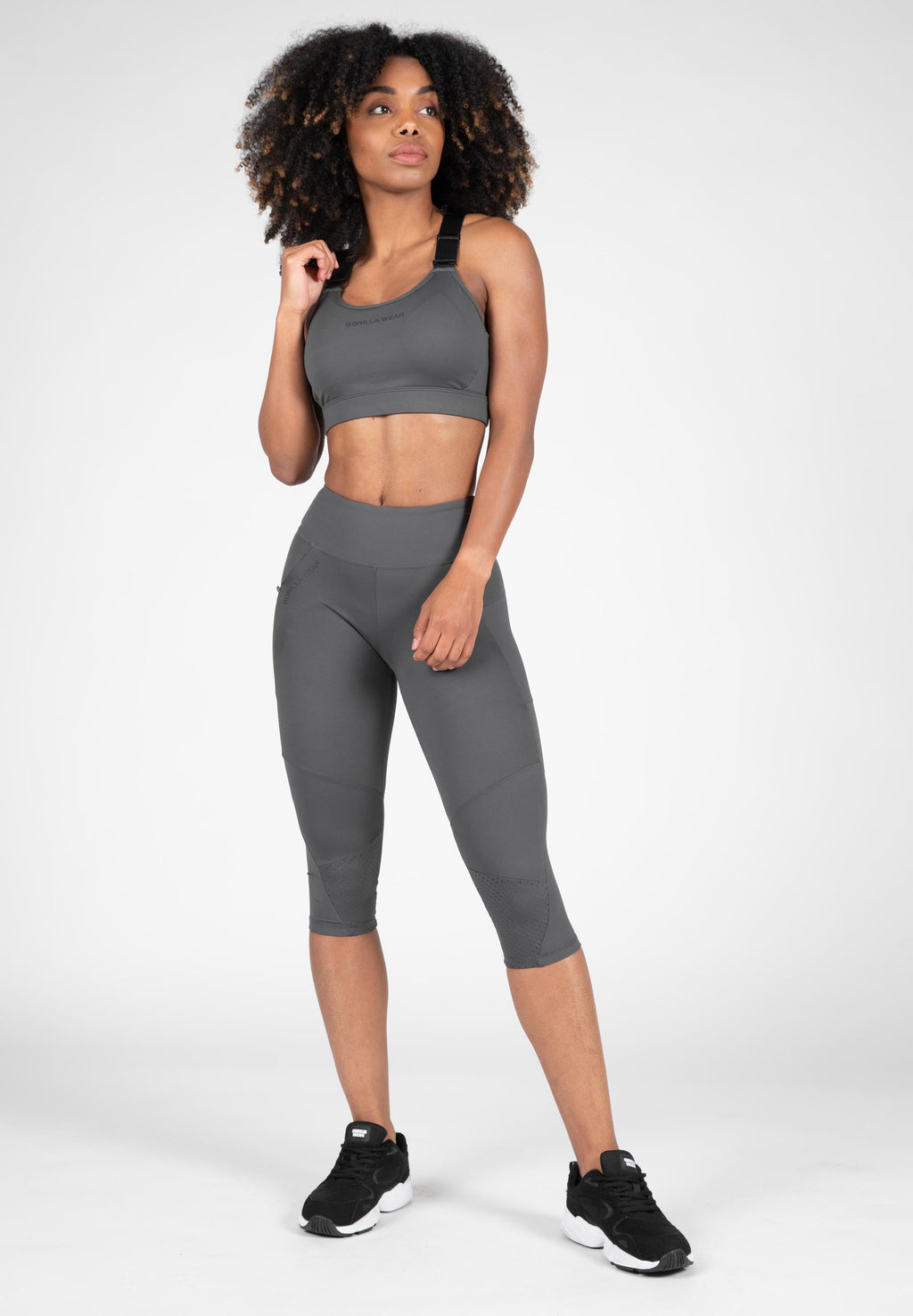 Gorilla Wear Monroe Cropped Leggings - Grijs