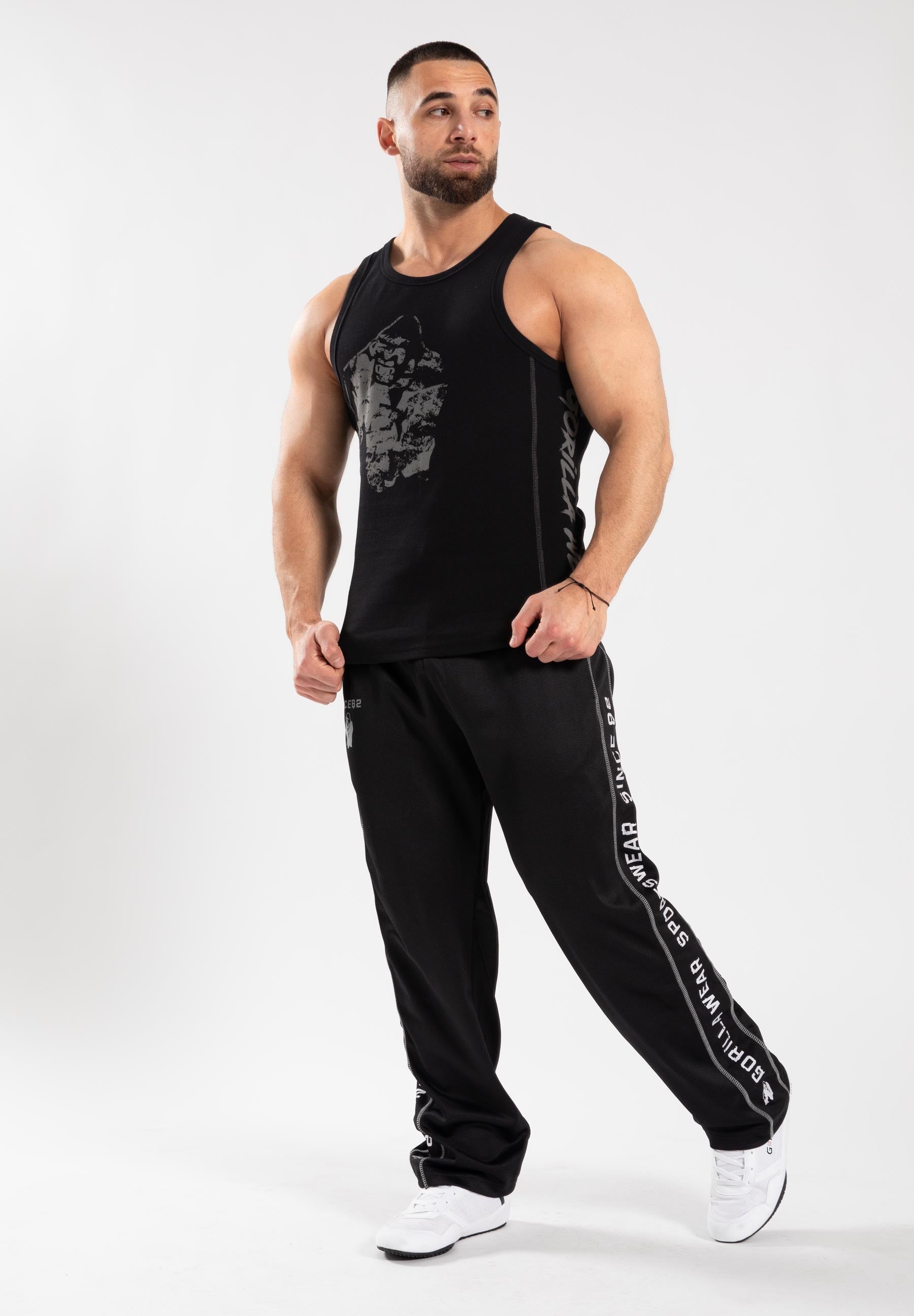 Gorilla Wear Monterey Tank Top - Zwart/Grijs