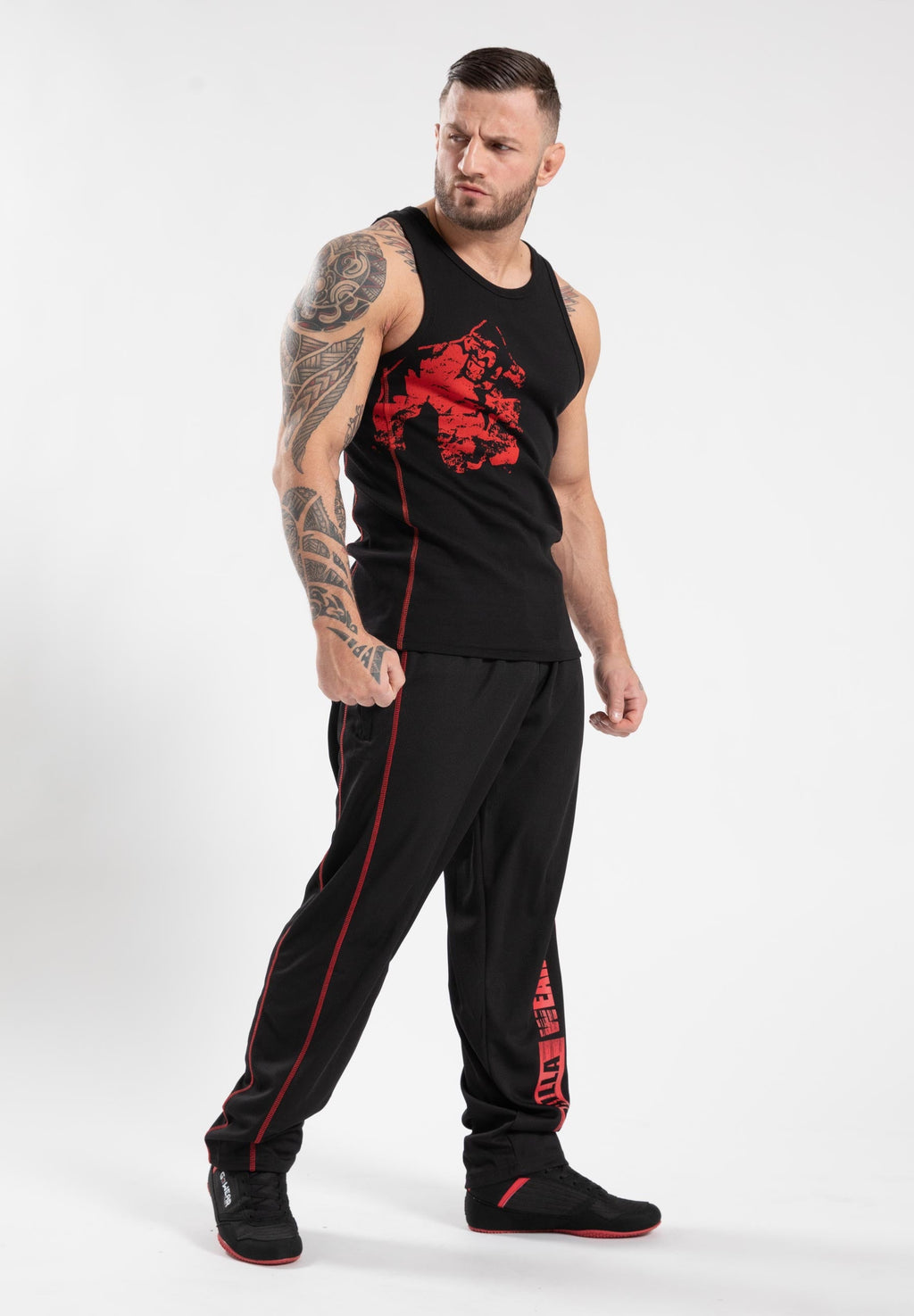 Gorilla Wear Monterey Tank Top - Zwart/Rood