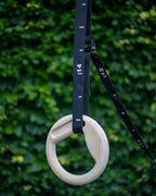 Muscle Power Suspension Trainer - Multigrip Ringen set - Hout