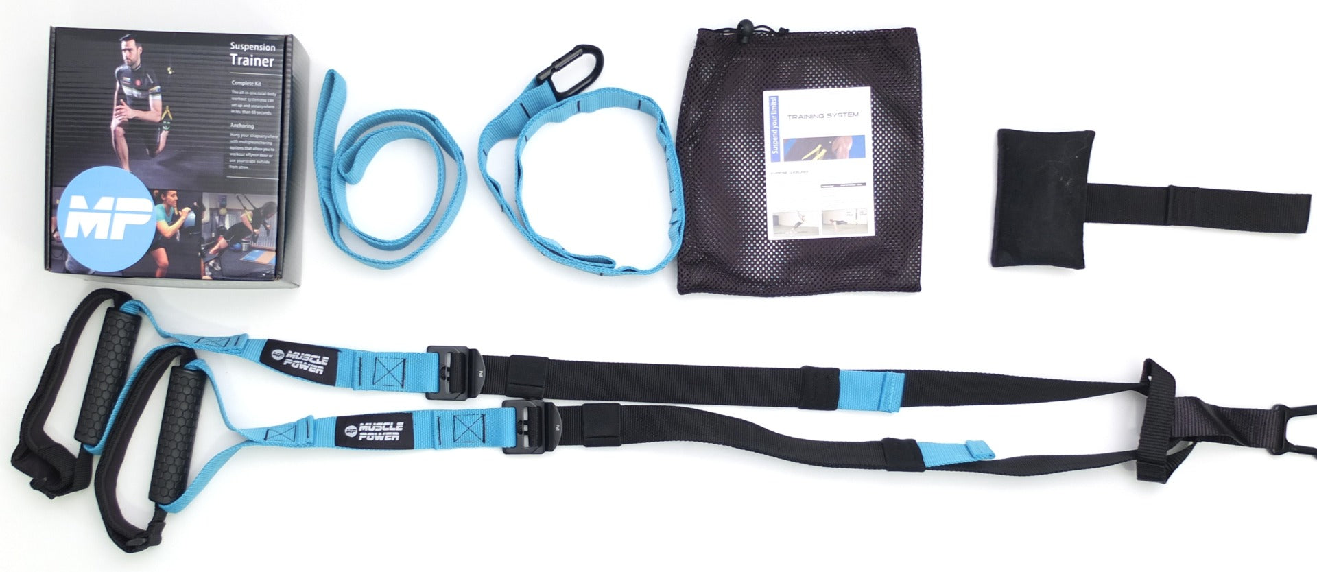 Muscle Power Suspension Trainer - Blauw/Zwart