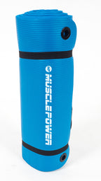 Muscle Power Fitnessmat - Blauw - 190 x 60 x 1,5 cm