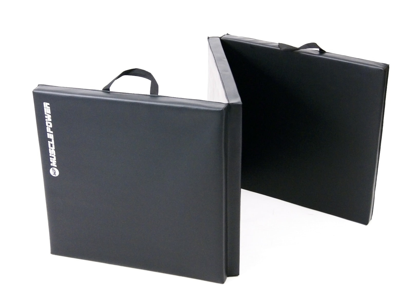 Muscle Power Tri-Fold Mat - Opvouwbare Yogamat - Zwart