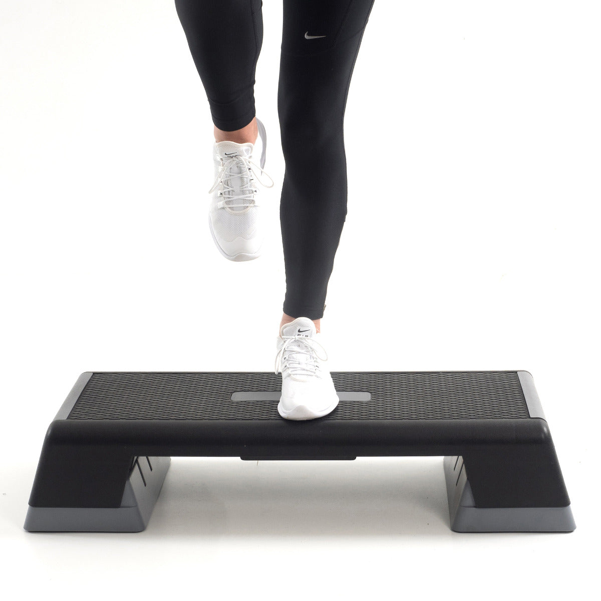 Muscle Power Verstelbare Aerobic Step - Monoblok XXL - Zwart/Grijs