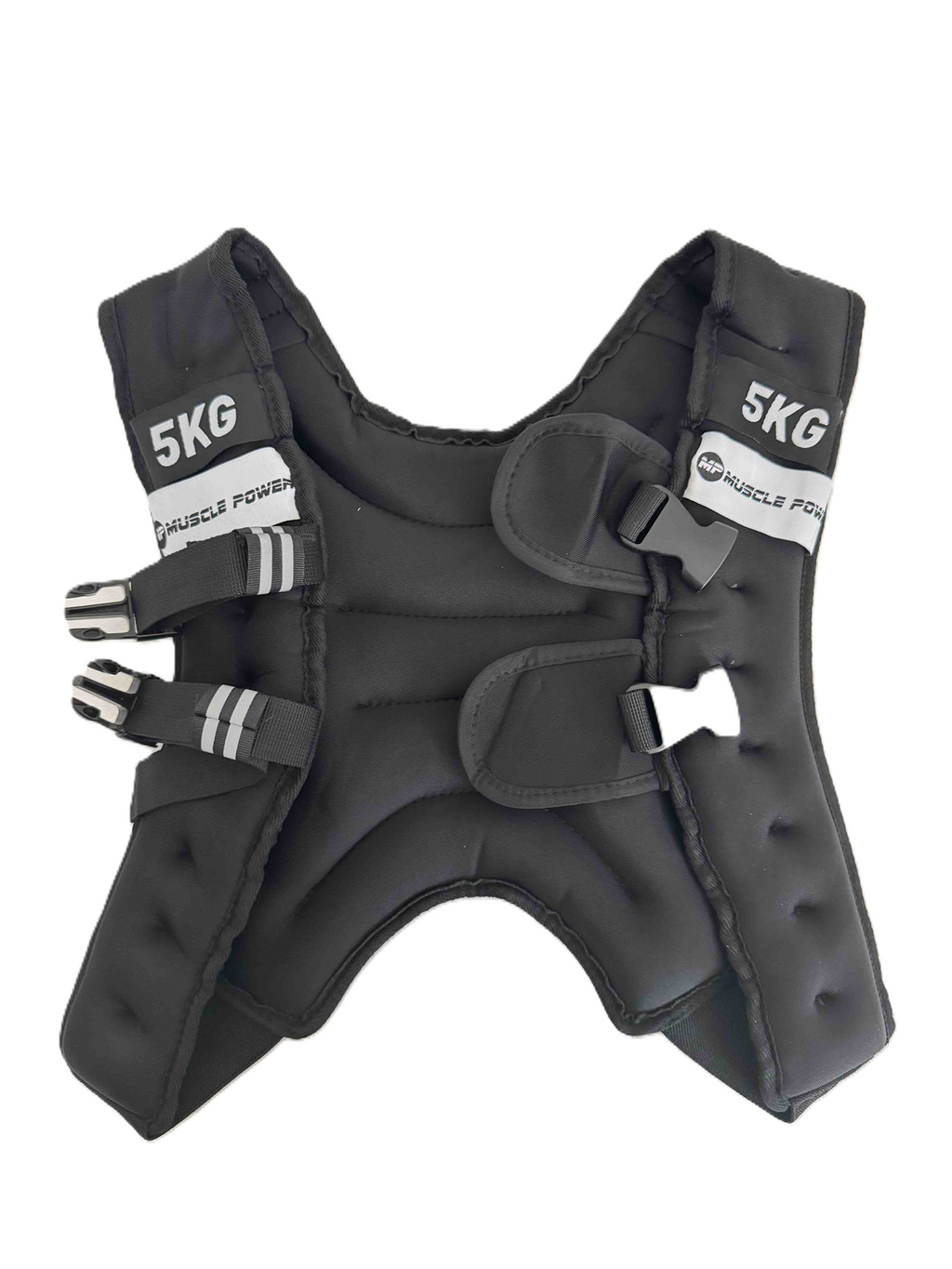 Muscle Power Gewichtsvest - Zwart - 5 kg