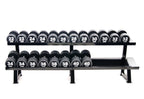 Muscle Power Dumbbellrek Heavy 2-laags - Zwart