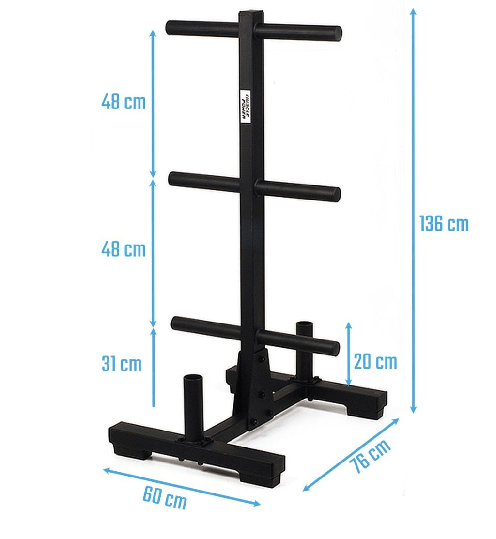 Muscle Power Opbergrek voor Bumper Plates en Halterstangen
