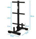 Muscle Power Opbergrek voor Bumper Plates en Halterstangen
