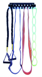Muscle Power Wandrek voor Powerbands en Speedropes - Zwart