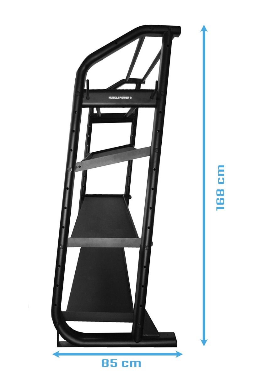 Muscle Power Multi Fitness Opbergsysteem - Zwart