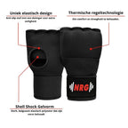 NRG Fitness Gel Binnenhandschoenen met Bandage - Zwart