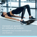 Orange Gym Balans Bord - Zwart