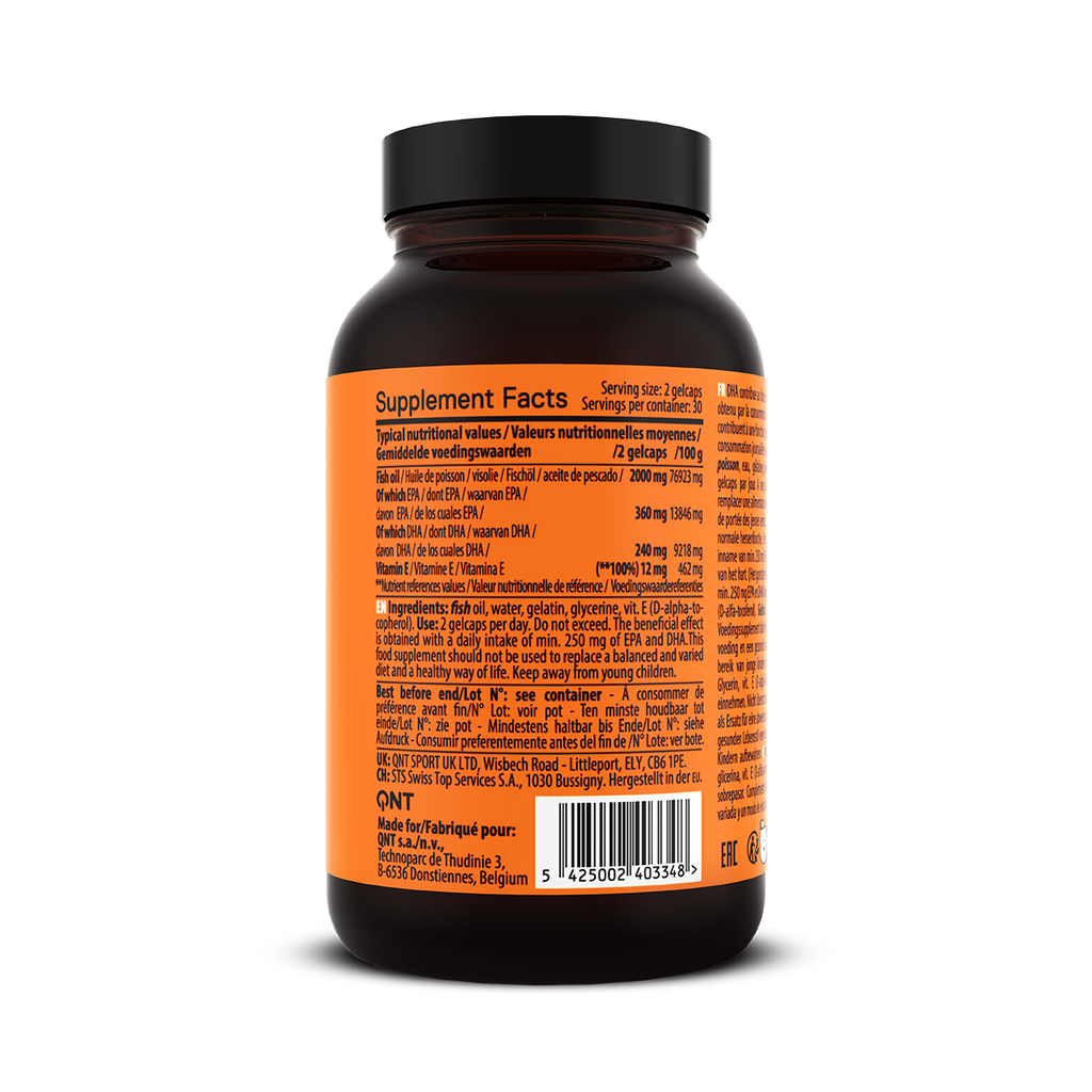QNT Omega 3 - 1000 mg - 60 Gel Capsules